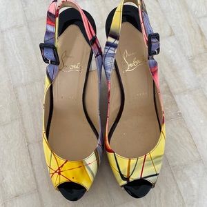 Christian Louboutin “Une Plume Sling” sandals, size 40